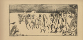 Rudolf Grossmann. Untitled (headpiece, p. 76) from the periodical Kriegszeit. K&uuml;nstlerflugbl&auml;tter , vol. 1, no. 18/19 (24 Dec 1914). 1914