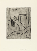 Karl Schmidt-Rottluff. Dancer III (T&auml;nzerin III). (1922)