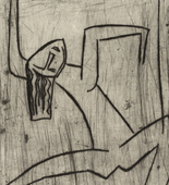 Karl Schmidt-Rottluff. Dancer III (T&auml;nzerin III). (1922)