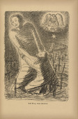 Ernst Barlach. First Victory, then Peace (Erst Sieg, dann Frieden) (plate, p. 81) from the periodical Kriegszeit. K&uuml;nstlerflugbl&auml;tter, vol. 1, no. 20 (30 Dec 1914). 1914