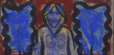 Christian Rohlfs. Blue Fan Dancer. 1916