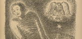 Ernst Barlach. First Victory, then Peace (Erst Sieg, dann Frieden) (plate, p. 81) from the periodical Kriegszeit. K&uuml;nstlerflugbl&auml;tter, vol. 1, no. 20 (30 Dec 1914). 1914