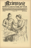 unknown. In the Military Hospital (Im Lazarett) (in-text plate, p. 83) from the periodical Kriegszeit. K&uuml;nstlerflugbl&auml;tter, vol. 1, no. 21 (6 Jan 1915). 1915