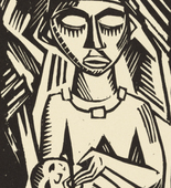 Max Pechstein. Infant (S&auml;ugling) (plate, preceding p. 161) from the periodical Das Kunstblatt, vol. 2, no. 6 (Jun 1918). 1918 (executed 1917)