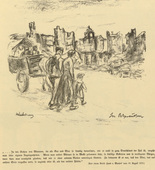 Max Liebermann. In East Prussia (In Ostpreu&szlig;en) (headpiece, p. 85) from the periodical Kriegszeit. K&uuml;nstlerflugbl&auml;tter, vol. 1, no. 21 (6 Jan 1915). 1915