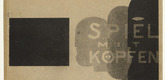 Oskar Schlemmer. Play on Heads (Spiel mit K&ouml;pfen). (1923, prints executed c. 1920)