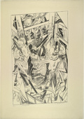 Max Beckmann. Malepartus (plate 8) [Malepartus (Blatt 8)] from Hell (Die H&ouml;lle). (1919)