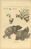 August Gaul. Hindenburg Is Coming! (Der Hindenburg kommt) (plate, p. 88) from the periodical Kriegszeit. K&uuml;nstlerflugbl&auml;tter, vol. 1, no. 22 (13 Jan 1915). 1915
