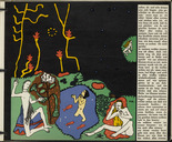 Oskar Kokoschka. The Awakening (Die Erwachenden) (in-text plate, folio 9) from Die tr&auml;umenden Knaben (The Dreaming Boys). 1917 (executed 1907-08)