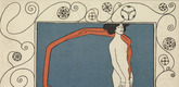 Berthold L&ouml;ffler. The Diseuse Marya Delvard (plate 2) from the First Theater Program of Kabarett Fledermaus (Cabaret Fledermaus). 1907