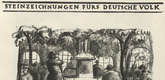 Rudolf Grossmann. In the Munich Hofbr&auml;u (Im M&uuml;nchner Hofbr&auml;u) (front cover, folio 20) from the periodical Der Bildermann, vol. 1, no. 10 (Aug 1916). 1916