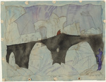 Lyonel Feininger. a. Two Anglers (Die beiden Angler) b. The Stern Bridge (Die Sternbr&uuml;cke). 1916