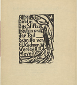 Ernst Ludwig Kirchner. Das Stiftsfr&auml;ulein und der Tod (The Canoness and Death). 1913