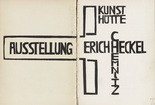 Erich Heckel. Endpapers from the exhibition catalogue Ausstellung Kunsth&uuml;tte Chemnitz. Erich Heckel. 1931 (print executed 1930)