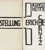 Erich Heckel. Endpapers from the exhibition catalogue Ausstellung Kunsth&uuml;tte Chemnitz. Erich Heckel. 1931 (print executed 1930)