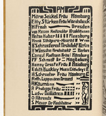 Ernst Ludwig Kirchner. PM (Passive Mitglieder) [PM (Passive Members)] (plate, folio 17 verso) from KG Br&uuml;cke. 1910