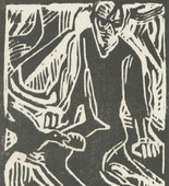 Christian Rohlfs. Elijah in the Desert (Elias in der W&uuml;ste) (plate, preceding p. 353) from the periodical Das Kunstblatt, vol. 3, no. 12 (Dec 1919). 1919 (print executed c. 1912)