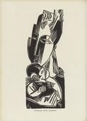 Conrad Felixm&uuml;ller. Mother (Mutter) (plate, preceding p. 65) from the periodical Das Kunstblatt, vol. 3, no. 3 (Mar 1919). 1919 (print executed 1918)