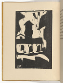Karl Schmidt-Rottluff. House in the Park (Haus im Park) (plate, folio 9 verso) KG Br&uuml;cke. 1910