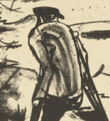Erich Heckel. Cripple by the Ocean (Kr&uuml;ppel am Meer). 1916, published 1920