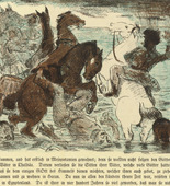 Lovis Corinth. The Egyptians drown in the Sea (Die &Auml;gypter ertrinken im Meer) (plate, folio 8) from Das Buch Judith (The Book of Judith). 1910