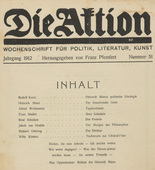 Die Aktion, vol. 2, no. 51. December 18, 1912