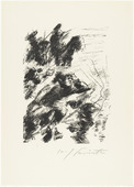 Lovis Corinth. Heading for Act 2 (Kopfst&uuml;ck zum 2. Akt) from The Robbers (Die R&auml;uber). (1923)