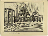 Vlastislav Hofman. Project of a Cemetary Near Prague (Projekt eines Friedhofs bei Prag) (plate, p. 21) from the periodical Der Sturm. Wochenschrift f&uuml;r Kultur und K&uuml;nste, vol. 5, no. 3 (May 1914). 1914