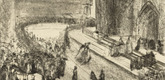 Rudolf Grossmann. Funeral of Cardinal Fischer, Cologne (Large Version) (Begr&auml;bnis des Kardinal Fischer, K&ouml;ln [gro&szlig;e Fassung]). (1912)