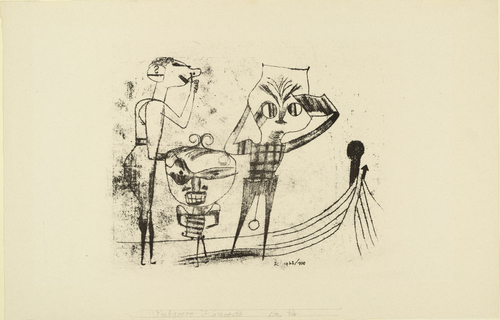 Paul Klee. Vulgar Comedy (Vulg&auml;re Kom&ouml;die). 1922