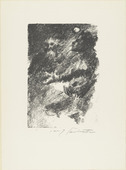 Lovis Corinth. Karl Has Killed Amalia (Karl hat Amalien get&ouml;tet) from The Robbers (Die R&auml;uber). (1923)