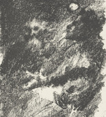 Lovis Corinth. Karl Has Killed Amalia (Karl hat Amalien get&ouml;tet) from The Robbers (Die R&auml;uber). (1923)