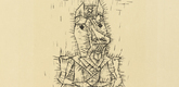 Paul Klee. Ass (Esel) for the deluxe edition of the periodical Monatshefte f&uuml;r B&uuml;cherfreunde und Graphiksammler vol. 1, no. 5 (1925). 1925