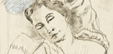 Rudolf Grossmann. Sleeping Girl (Schlafendes M&auml;dchen). (c. 1912-15)