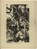 Heinrich Campendonk. Creation of the Animals (Erschaffung der Tiere) (plate, p. 53) from the periodical Der Sturm. Wochenschrift f&uuml;r Kultur und K&uuml;nste, vol. 7, no. 5 (Aug 1916). 1916