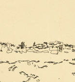 Paul Klee. Landscape near Munich Parade Ground (Landschaft beim M&uuml;nchner Exerzierplatz). 1910