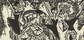 Ernst Ludwig Kirchner. Somersaulting Acrobatic Dancers (Sich &uuml;berschlagende akrobatische T&auml;nzerinnen). 1913 (dated 1911)