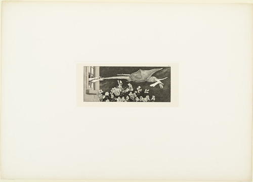 Max Klinger. Abduction (Entf&uuml;hrung) (plate IX) from A Glove, Opus VI (Ein Handschuh, Opus VI). 1881 (print executed 1880)