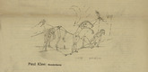 Paul Klee. Moonrise (Mondaufgang) (in-text plate, title page) from the periodical Der Sturm. Wochenschrift f&uuml;r Kultur und K&uuml;nste, vol. 7, no. 11 (Feb 1917). 1917