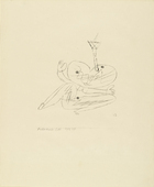 Paul Klee. Dying Light (Ausl&ouml;schendes Licht) for the illustrated book Das Kestnerbuch (The Kestner Book). 1919