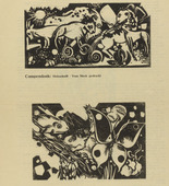 Heinrich Campendonk. Animals on the Meadow (Tiere auf der Weide) (plate, p. 5) from the periodical Der Sturm. Wochenschrift f&uuml;r Kultur und K&uuml;nste, vol. 8, no. 1 (April 1917). 1917