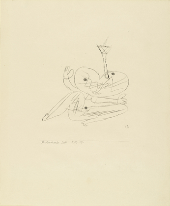 Paul Klee. Dying Light (Ausl&ouml;schendes Licht) for the illustrated book Das Kestnerbuch (The Kestner Book). 1919