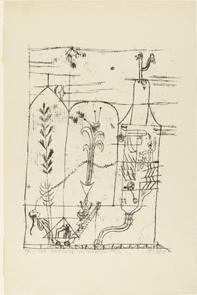 Paul Klee. Hoffmannesque Scene (Hoffmanneske Szene) for the portfolio New European Graphics, 1st Portfolio: Masters of the Staatliches Bauhaus, Weimar (Neue europ&auml;ische Graphik, 1. Mappe: Meister des Staatlichen Bauhauses in Weimar). 1921