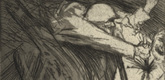 Otto Dix. Surprise Attack (&Uuml;berfall einer Schleichpatrouille) from The War (Der Krieg). (1924)