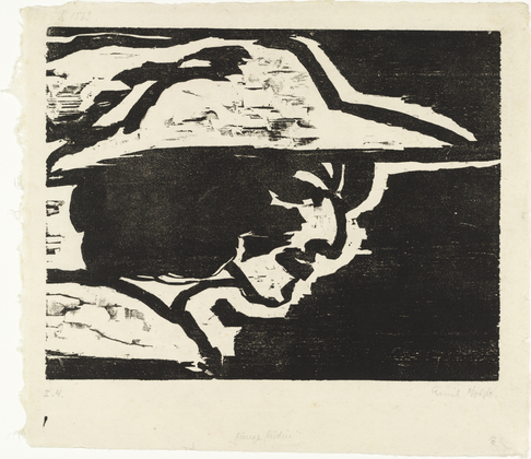 Emil Nolde. Young Jewess II (Junge J&uuml;din II). (1912)