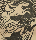 Maria Uhden. Rider (Reiter) (plate, p. 139) from the periodical Der Sturm. Wochenschrift f&uuml;r Kultur und K&uuml;nste, vol. 8, no. 9 (Dec 1917). 1917