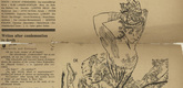 Oskar Kokoschka. The Beautiful Roller-Skater (Die sch&ouml;ne Rollschuhl&auml;uferin) (in-text plate, title page) from the periodical Der Sturm. Wochenschrift f&uuml;r Kultur und K&uuml;nste, vol. 1, no. 37 (November 10, 1910). 1910
