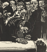 K&auml;the Kollwitz. In Memoriam Karl Liebknecht (Gedenkblatt f&uuml;r Karl Liebknecht). (1920)