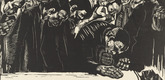 K&auml;the Kollwitz. In Memoriam Karl Liebknecht (Gedenkblatt f&uuml;r Karl Liebknecht). (1920)