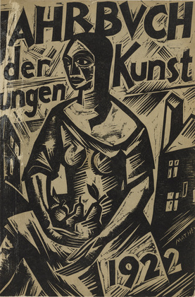 Georg Alexander Math&eacute;y. Cover from Jahrbuch der jungen Kunst, vol. 3. 1922